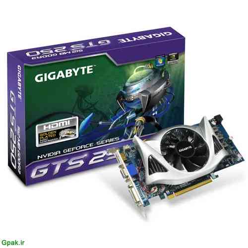 دانلود فایل آپدیت کارت گرافیک گیگابایت GigaByte GV-N250-512I Firmware Update